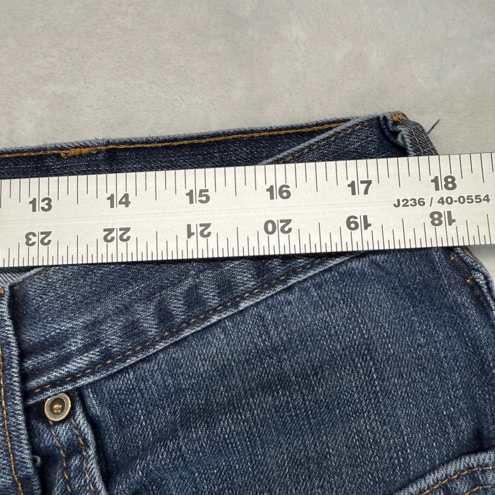 Carhartt Relaxed Fit Jeans Mens Denim‎ Blue Work Pants Size 38x27 Hemmed